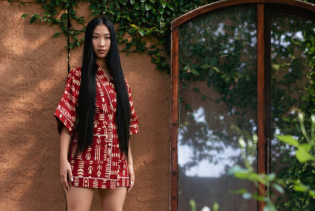 Cont'African Short Kimono