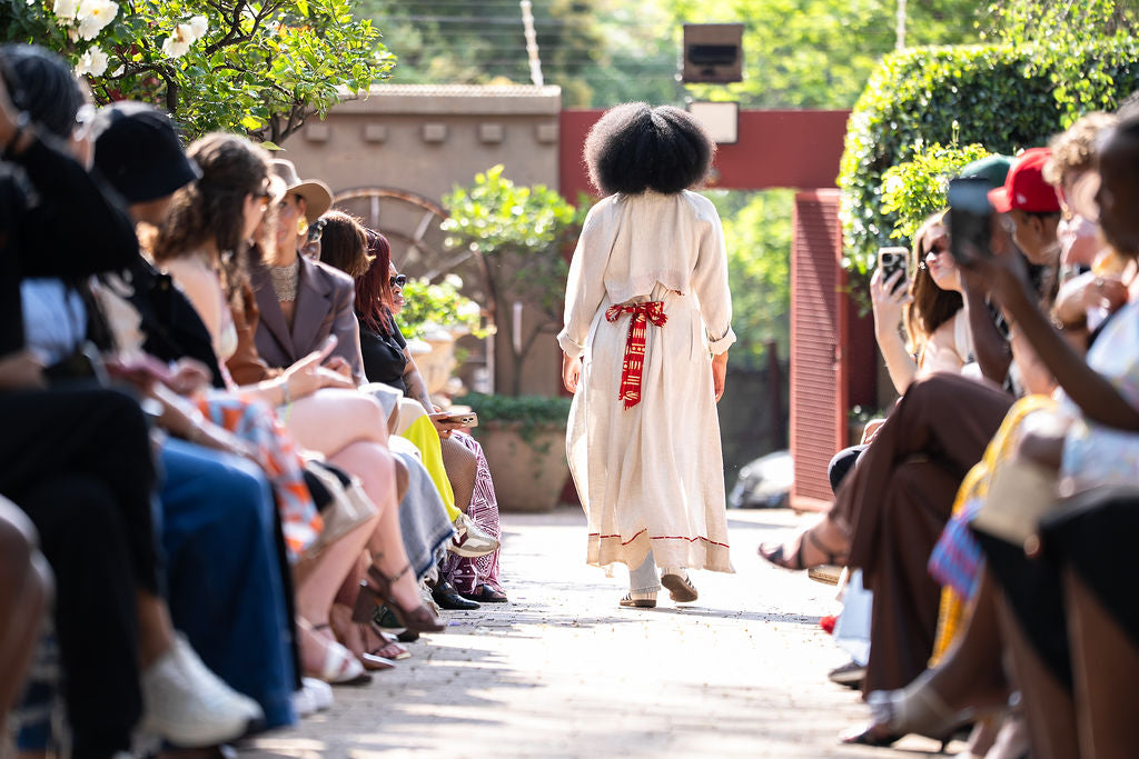 Cont'African Linen Trench Coat