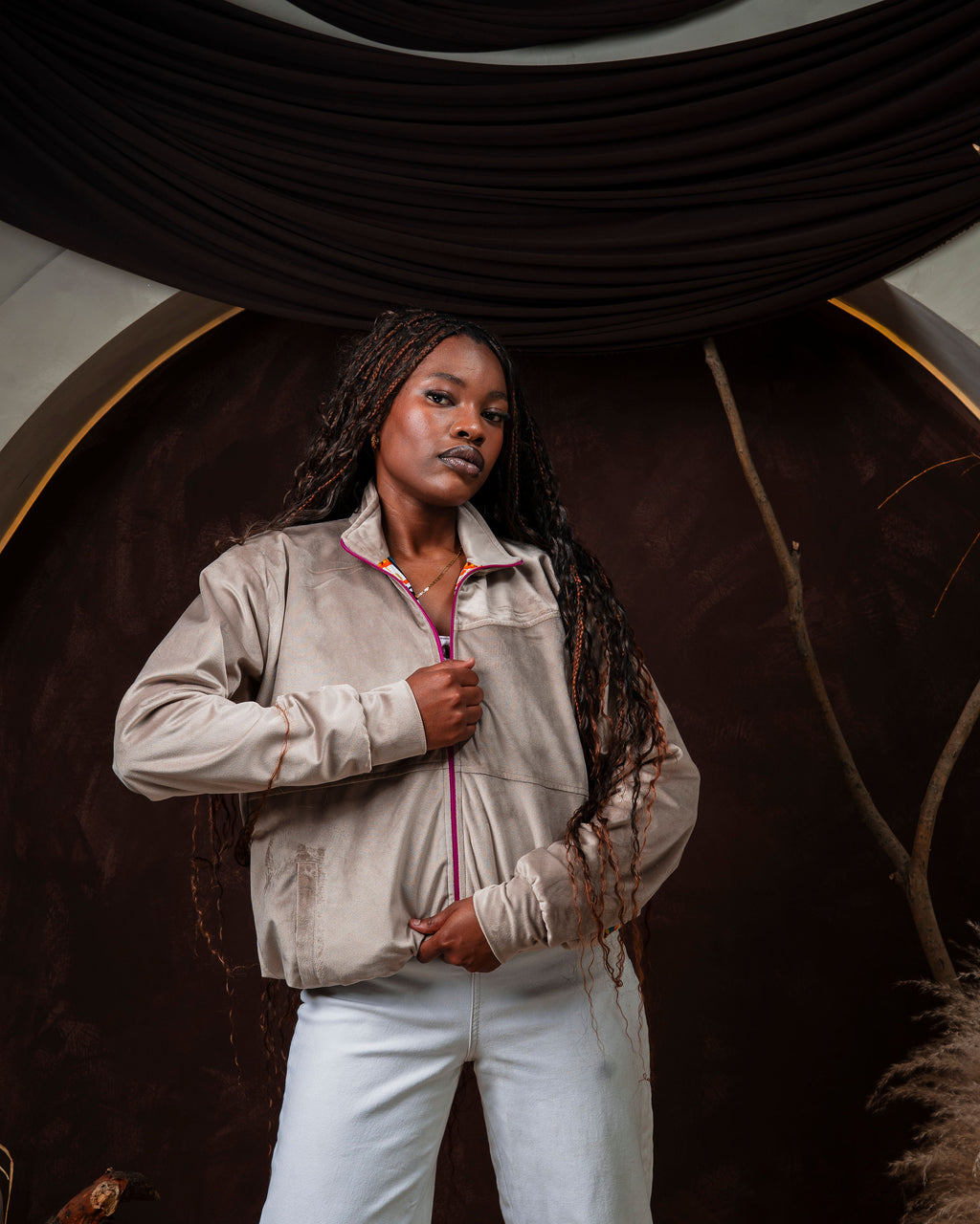Cont'African Hoodie Jacket