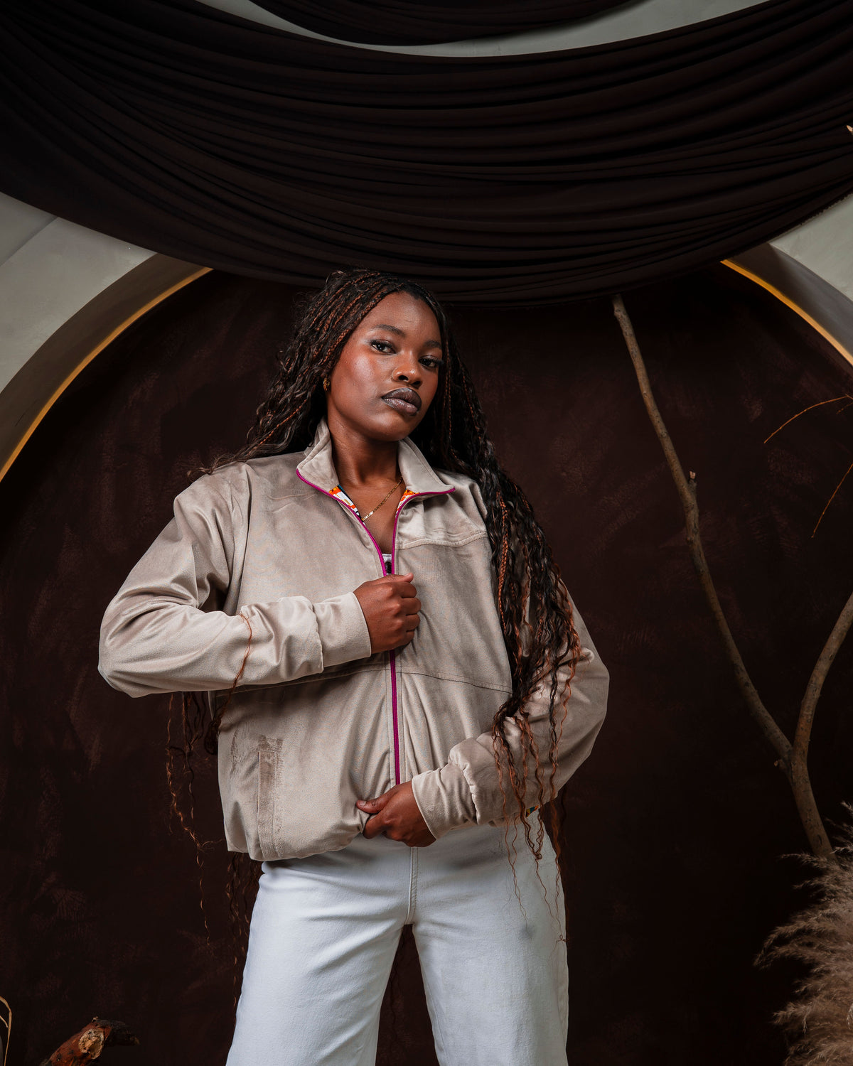 Cont'African Hoodie Jacket