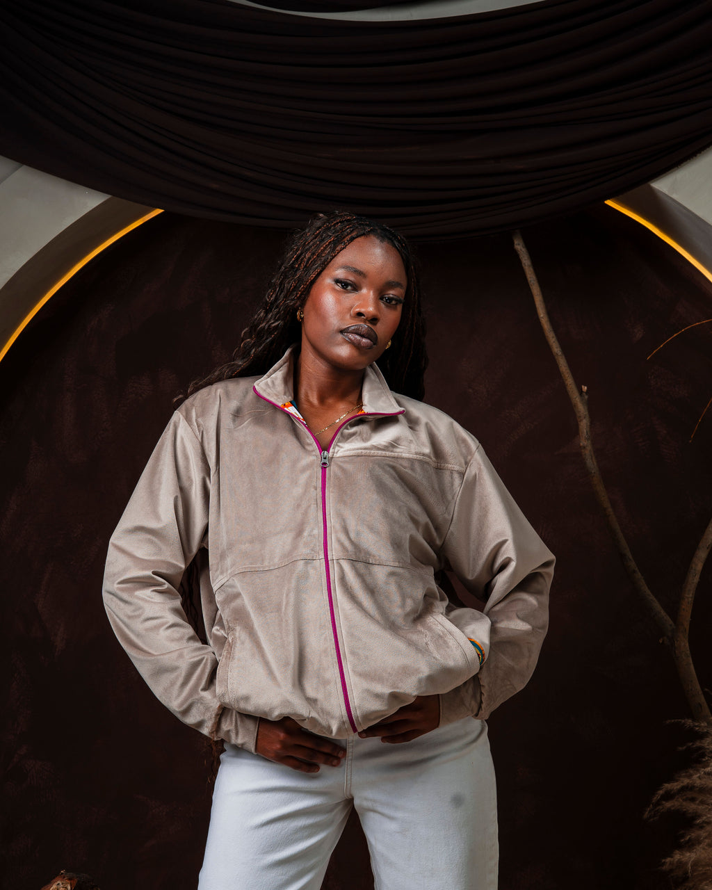 Cont'African Hoodie Jacket