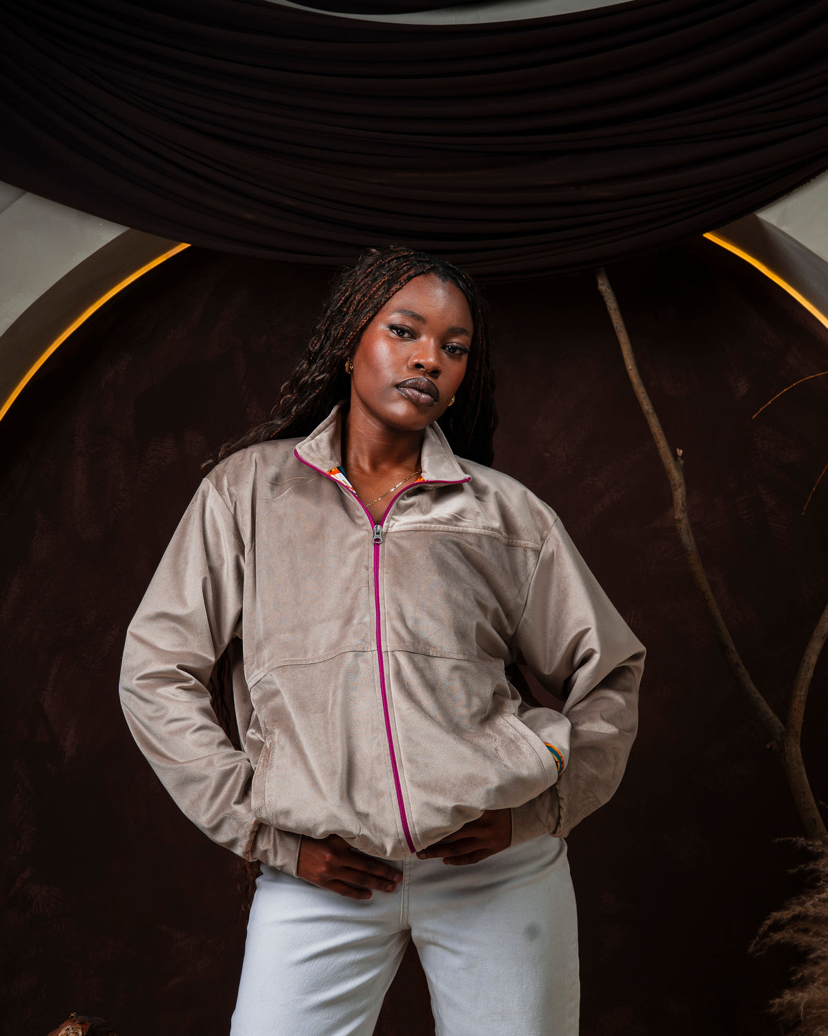 Cont'African Hoodie Jacket